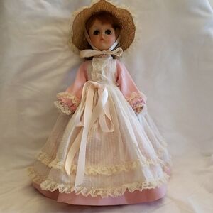 Madame Alexander Victorian Pink and Cream Doll with Accessories